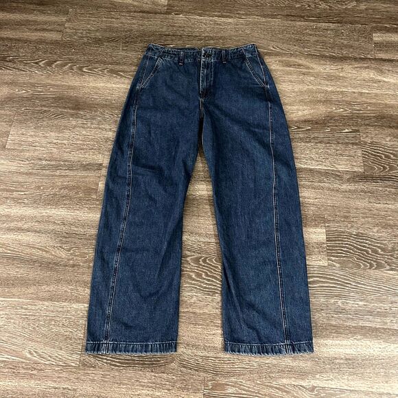 Rag & Bone Women’s Kaihara Denim Jeans Size 8Japanese QualityWide Leg Crop